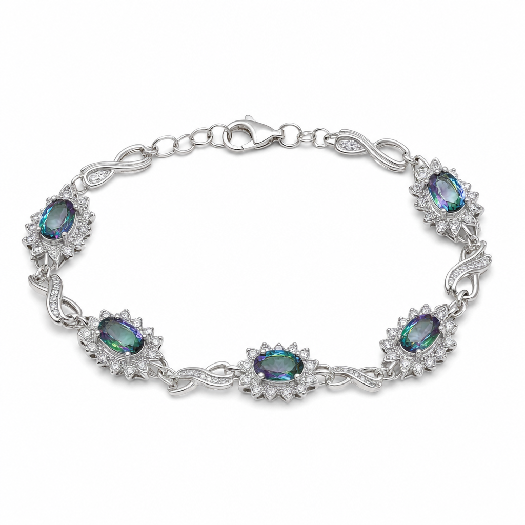 Created My T White Wz Oval Cut Bracelet — studio