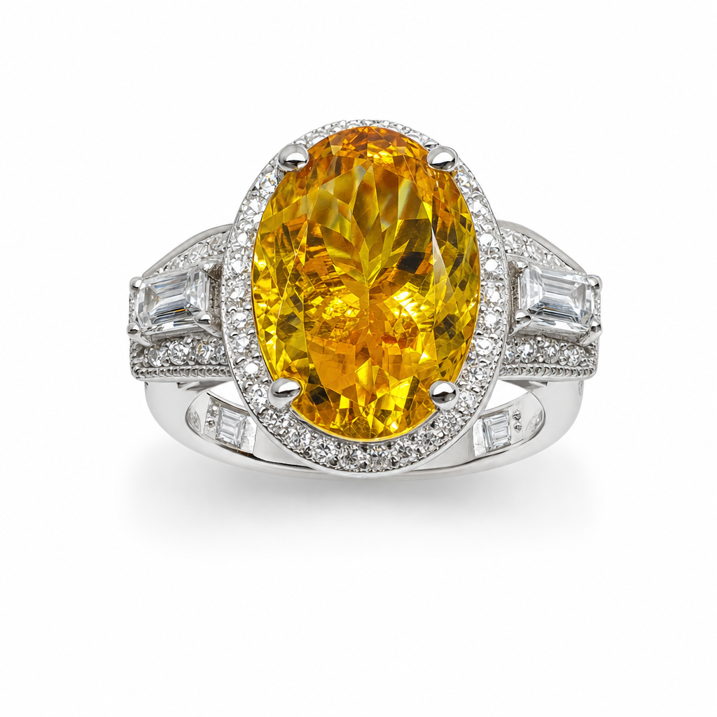 Created Yt White Wz Pear Cut Ring 6 — studio