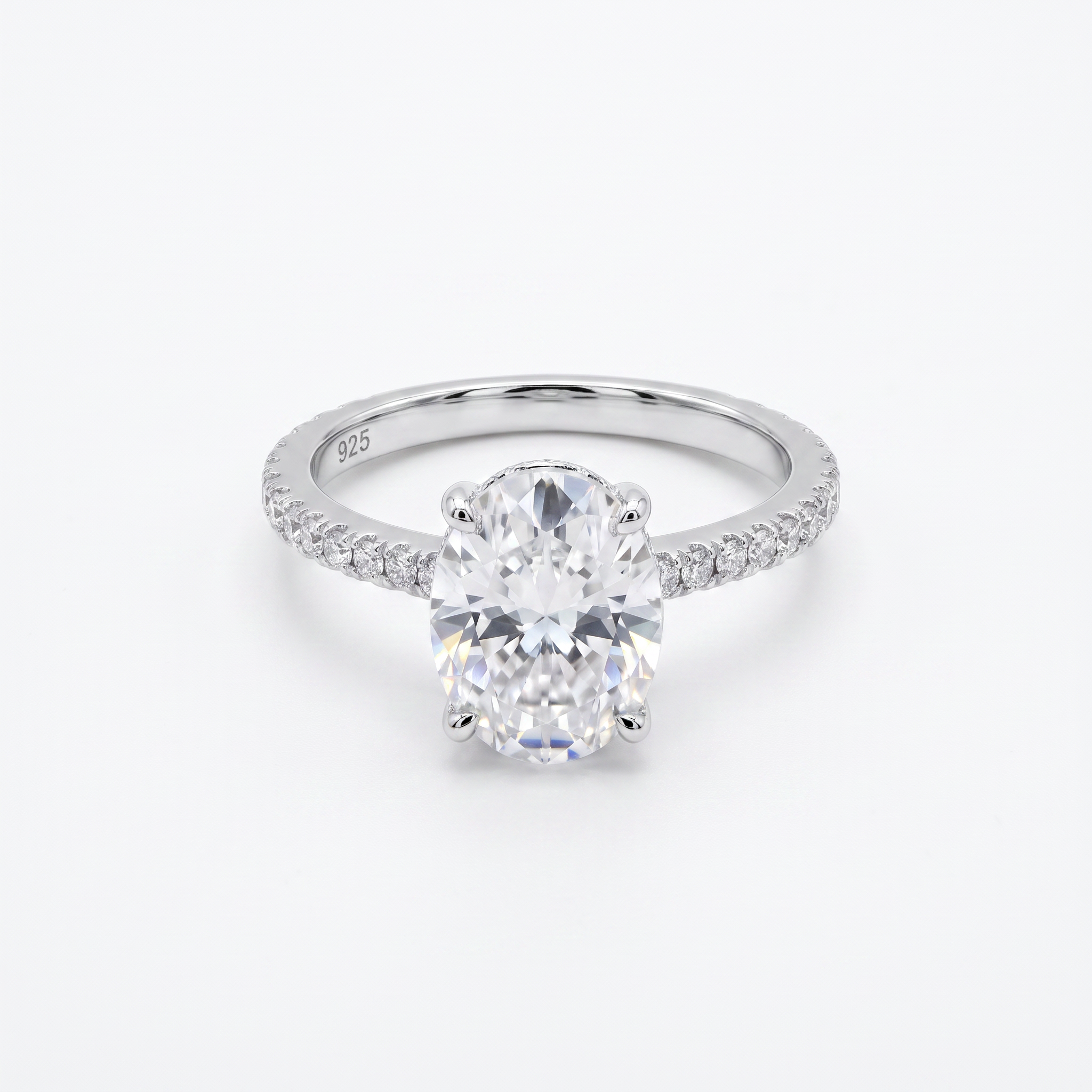 Gold Wz Oval Cut Ring 8 — studio