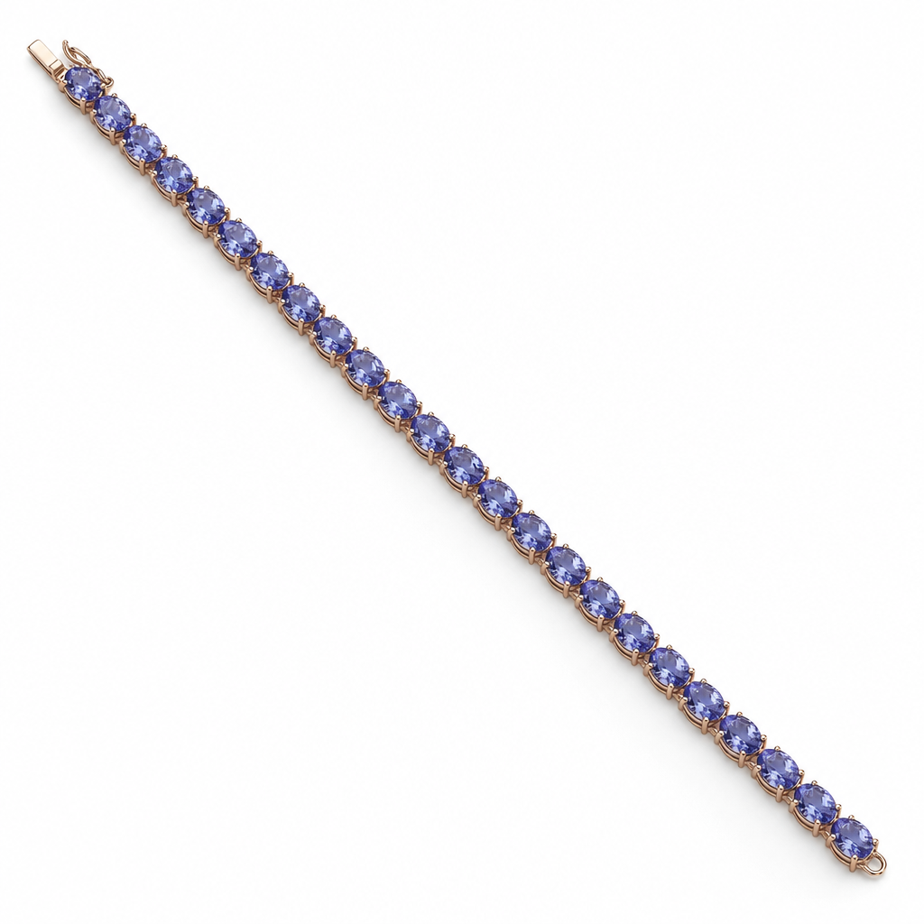Gold Ta Oval Cut Bracelet — studio