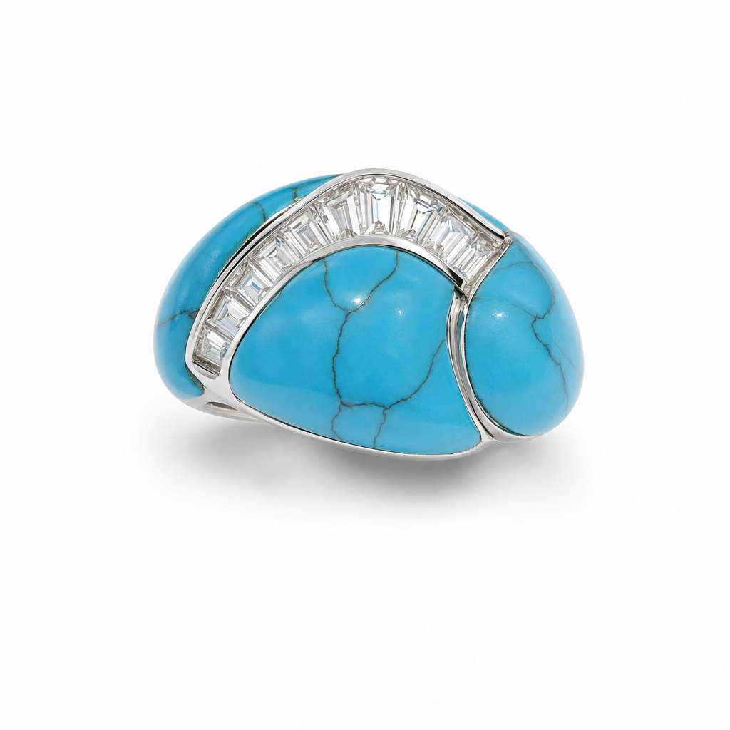 Created Tu White Baguette Fancy Ring 8 — studio
