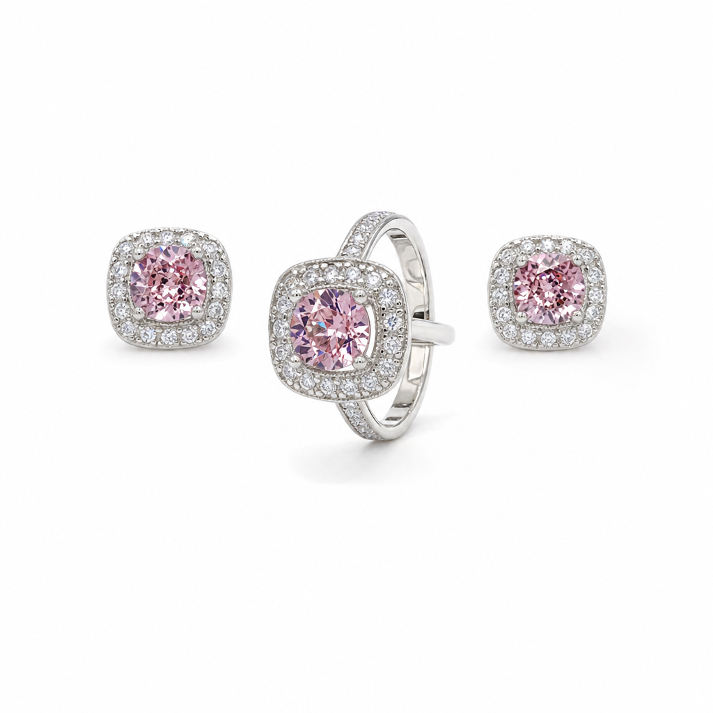 Gold Pz White Wz Round Cut Ring 6 — studio