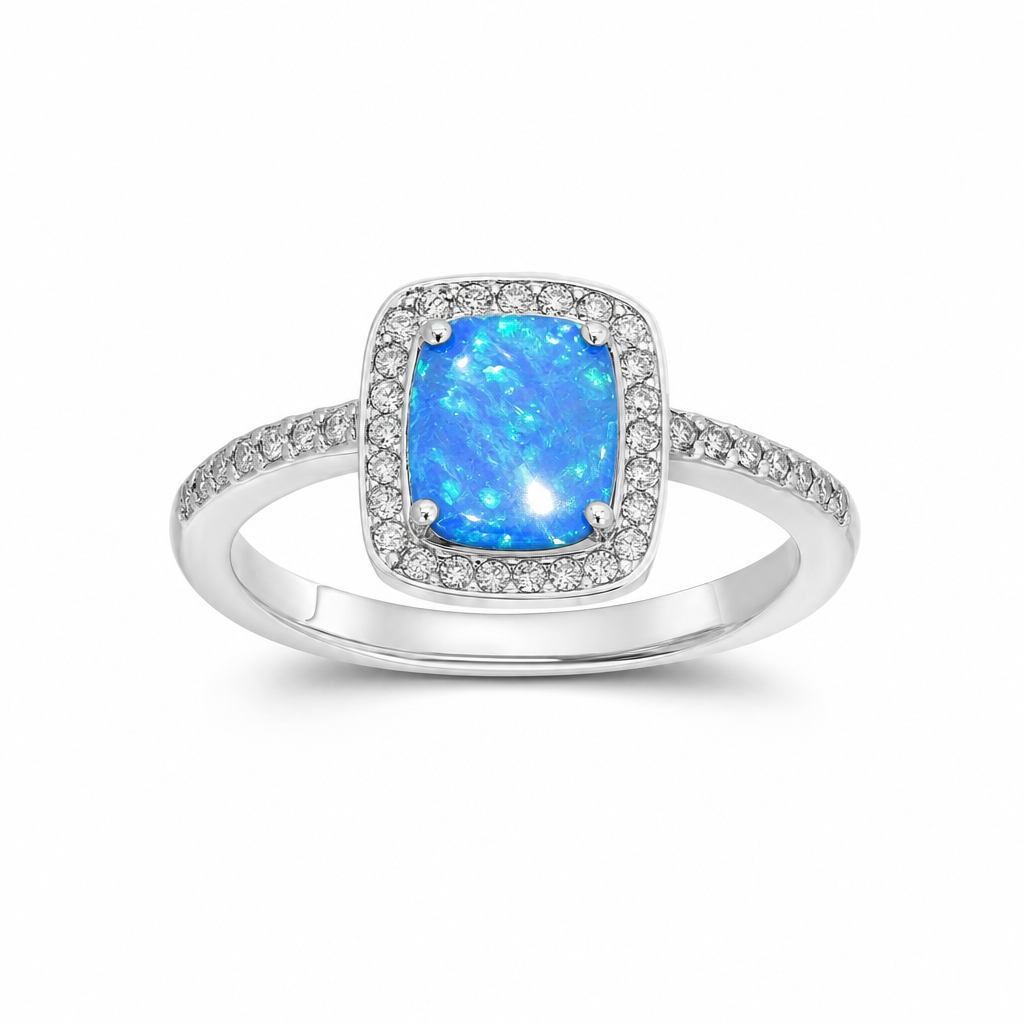 Created Op White Wz Band Ring 7 — studio