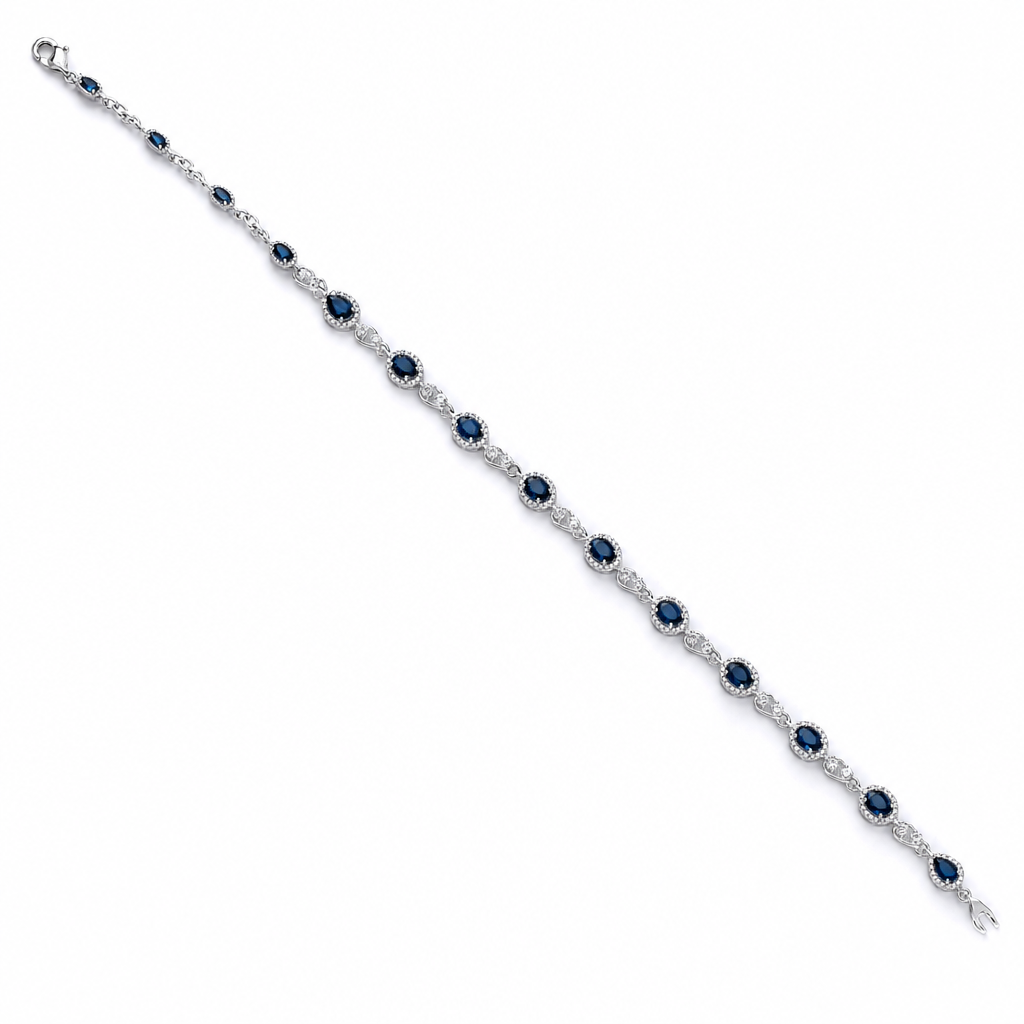 Created Sa White Wz Pear Cut Bracelet — studio