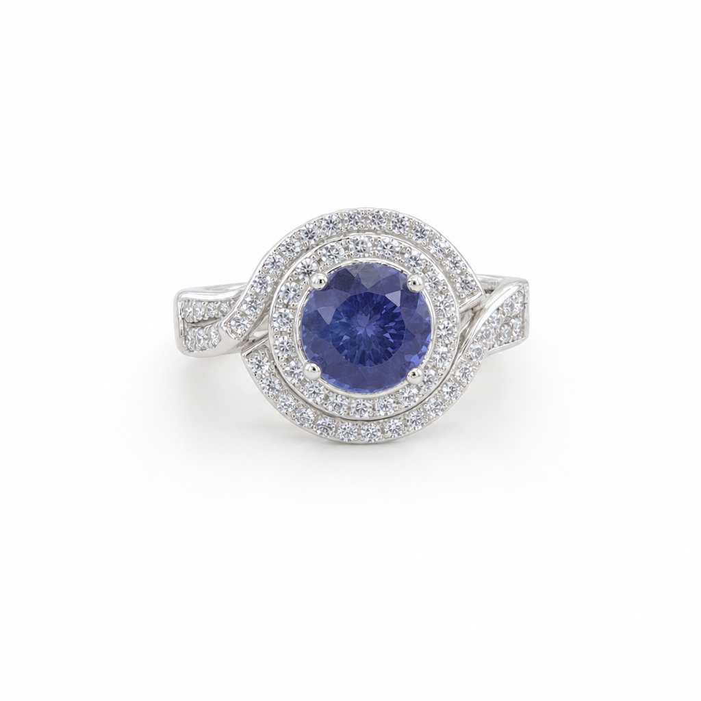 Gold To White Wz Round Cut Ring 9 — studio