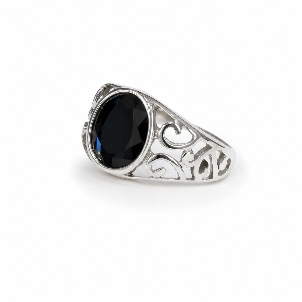Gold On White Ma Oval Cut Kids Ring 3 — studio