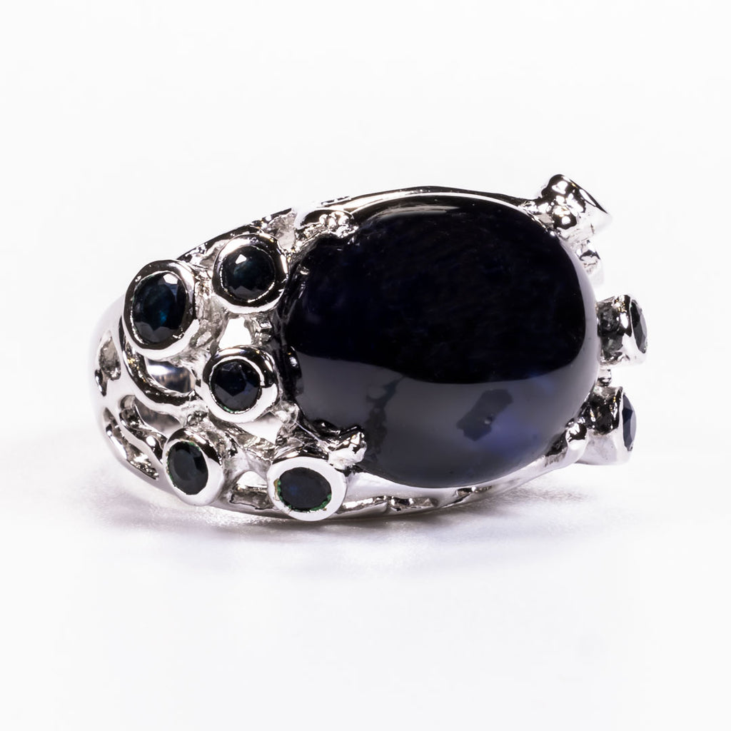 G. Sapphire Oval Ring