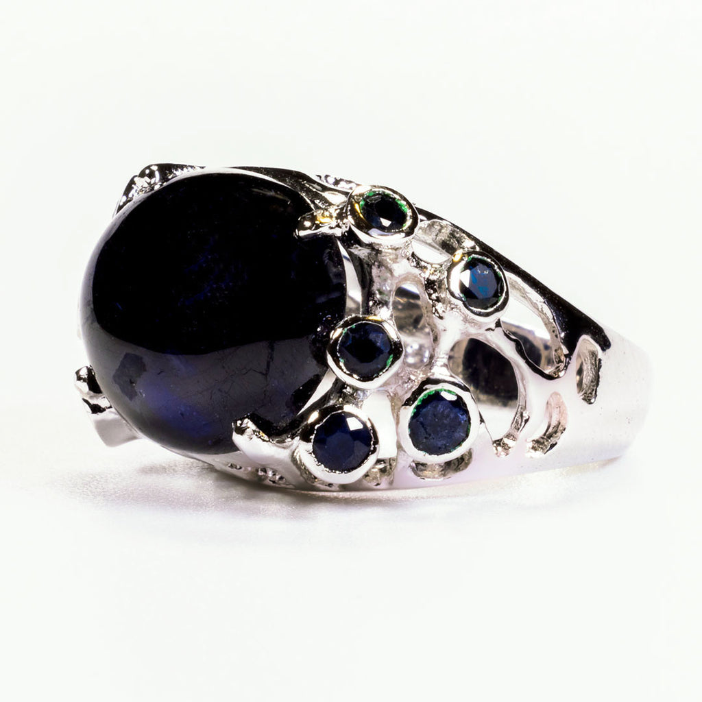 G. Sapphire Oval Ring