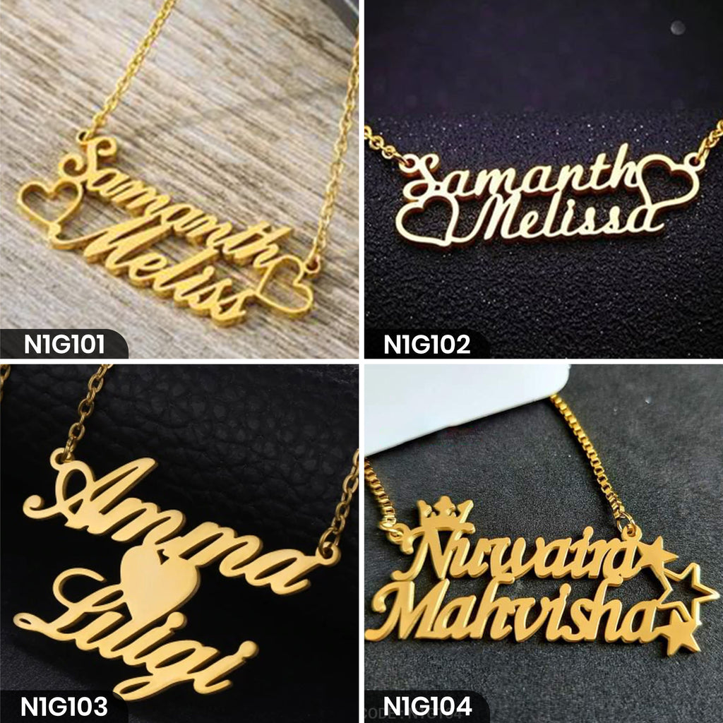 Custom Name Necklace - Two Word