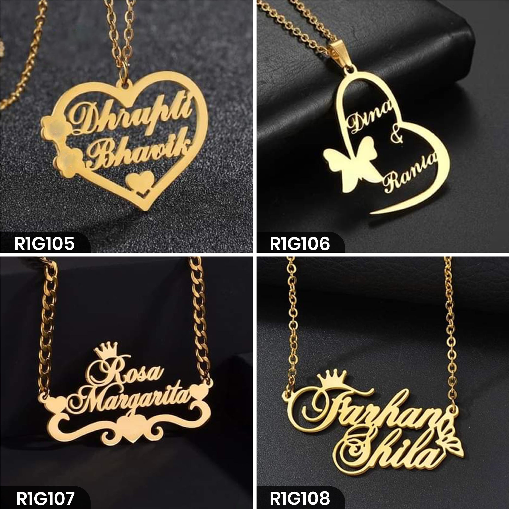 Personalized Two Words Necklace