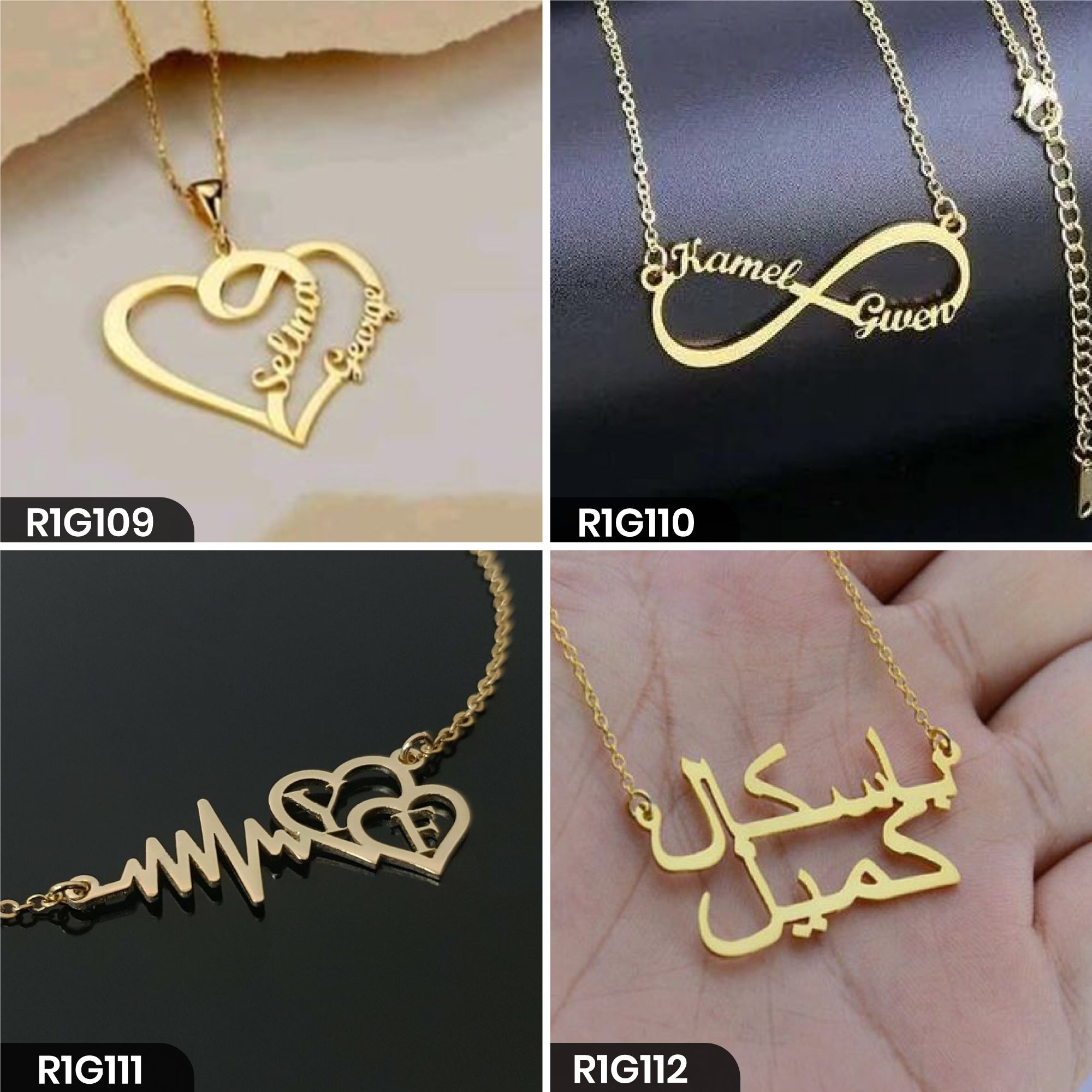 Personalized Two Words Necklace