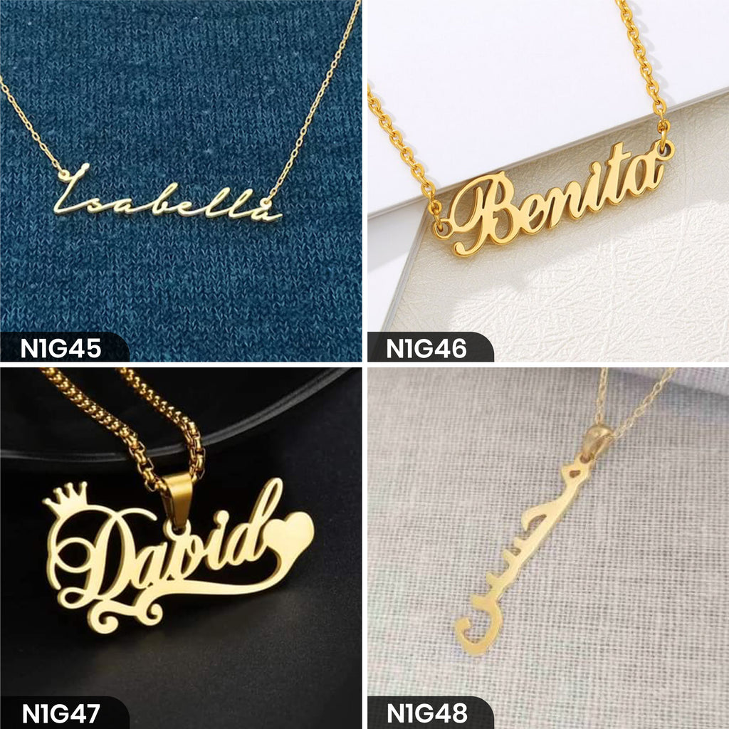 Single Name Necklace